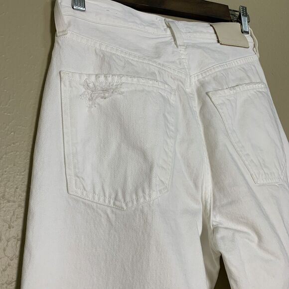 Citizens Of Humanity White Wide Leg Jeans - Picture 5 of 8